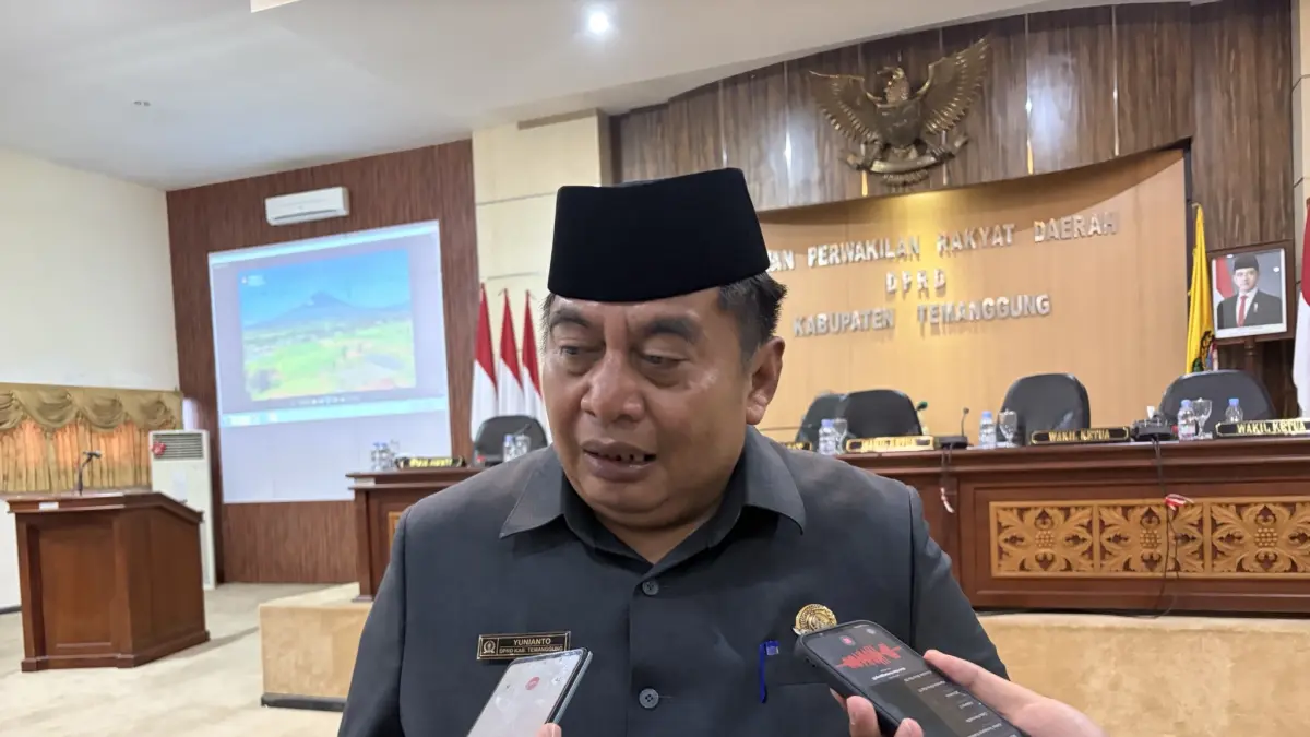 Ketua DPRD Kabupaten Temanggung Yunianto. (Devi Khofifatur Rizqi/Jawa Pos Radar Magelang)
