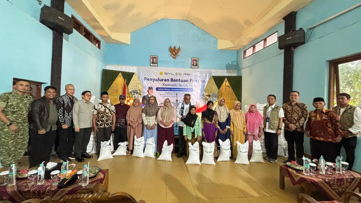 Bulog Kembali Salurkan Bantuan Pangan Beras di Area Kedu Raya, Jamin Akses Pangan bagi Masyarakat