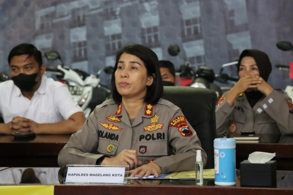 Kapolres Magelang Kota AKBP Yolanda Evalyn Sebayang. (ROFIK SYARIF G P/RADAR MAGELANG)