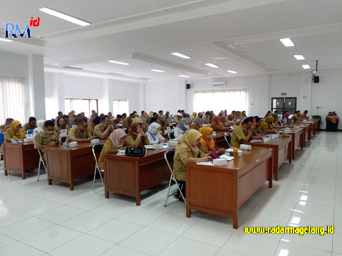 Rapat Koordinasi dan Evaluasi Kegiatan PBJ Tahun 2022 serta perencanaan kegiatan PBJ 2023 di Aula Dindikpora Kabupaten Temanggung Senin (26/12/2022). (IST)