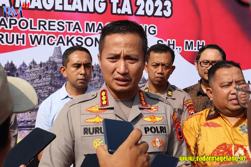 Kapolresta Magelang Kombes Pol Ruruh Wicaksono (ROFIK SYARIF/RADAR MAGELANG)