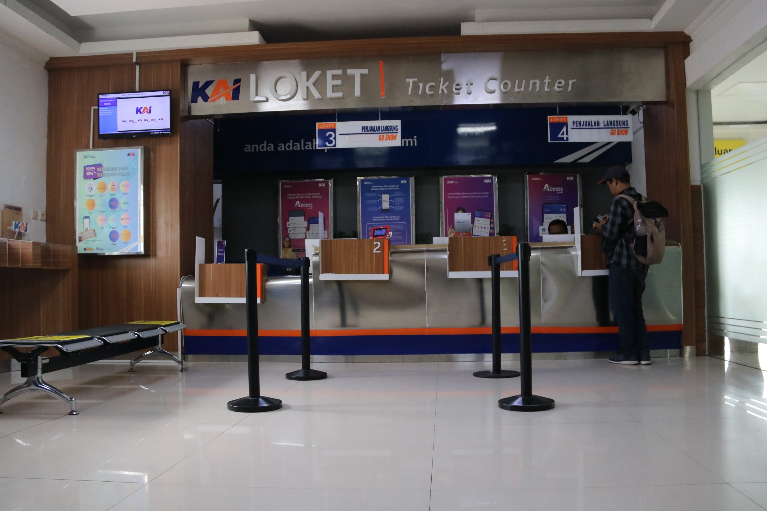 LARIS MANIS: Penjualan tiket kereta api untuk arus mudik natal telah terjual mencapai 64 persen. (KAI DAOP 7 MADIUN UNTUK JAWA POS RADAR LAWU)