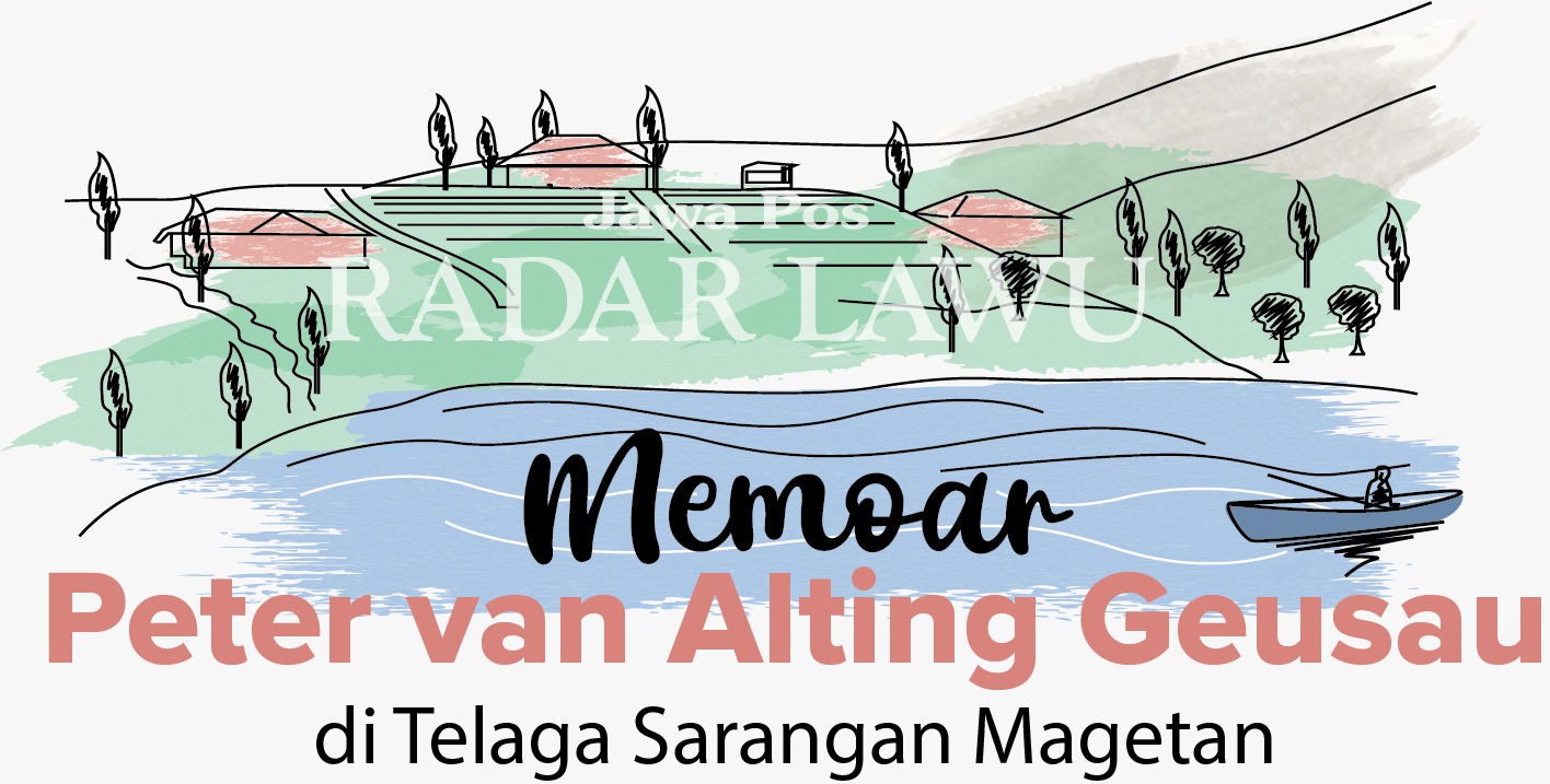 Memoar Peter van Alting Geusau di Telaga Sarangan Magetan. (Habib/Radar Madiun)
