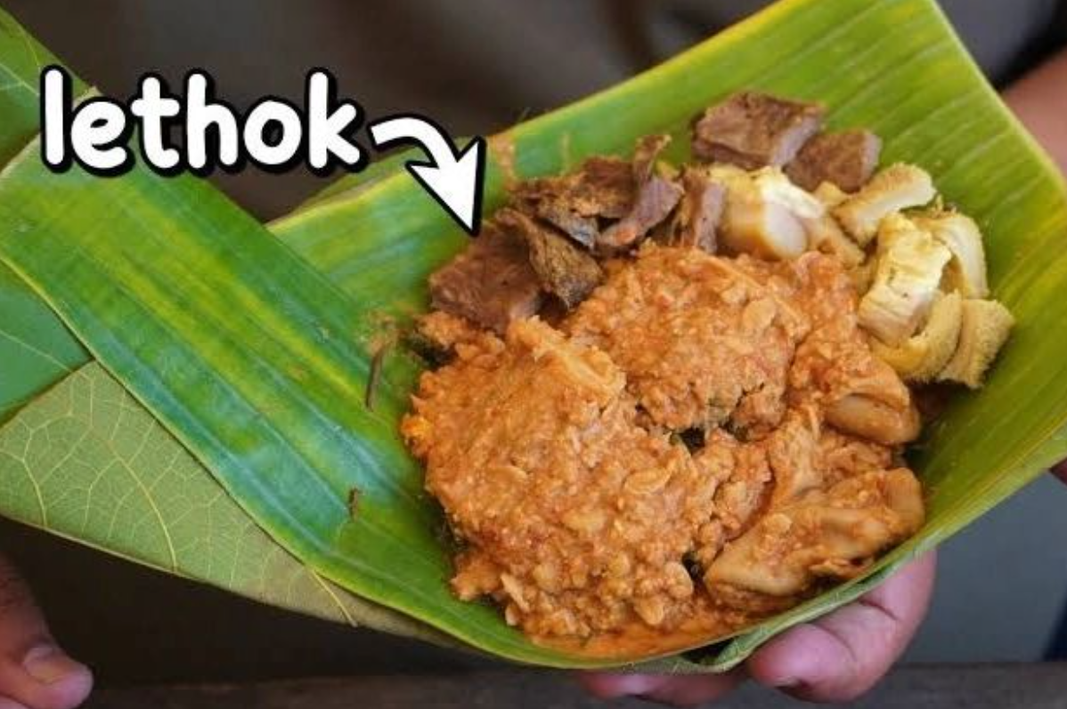 Nasi pecel lethok (INSTAGRAM BUPATI NGAWI ONY ANWAR)