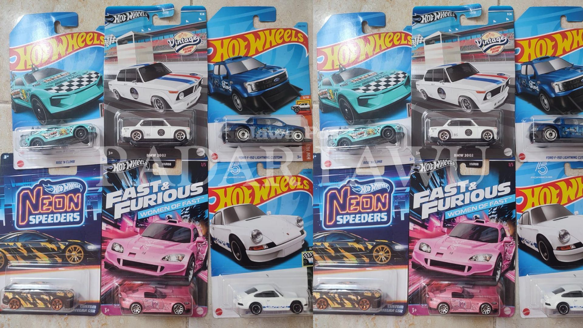 SERIES: Hot Wheels memiliki berbagai series dan karakteristik masing-masing, kelangkaan series menjadi penentu harga. (DIMAS MAGANG PNM/RADAR LAWU)