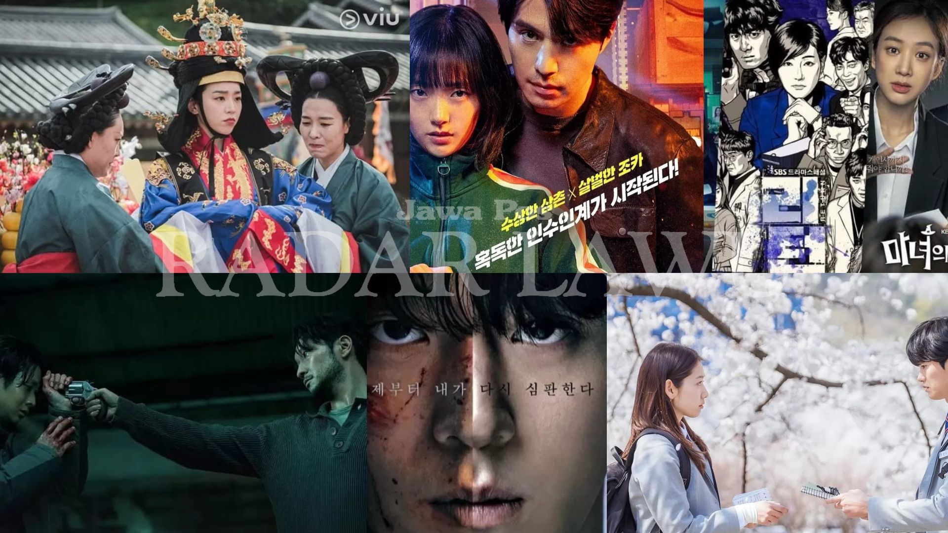 6 rekomendasi drakor serial terbaru isi libur akhir pekan. (CAPTURE)