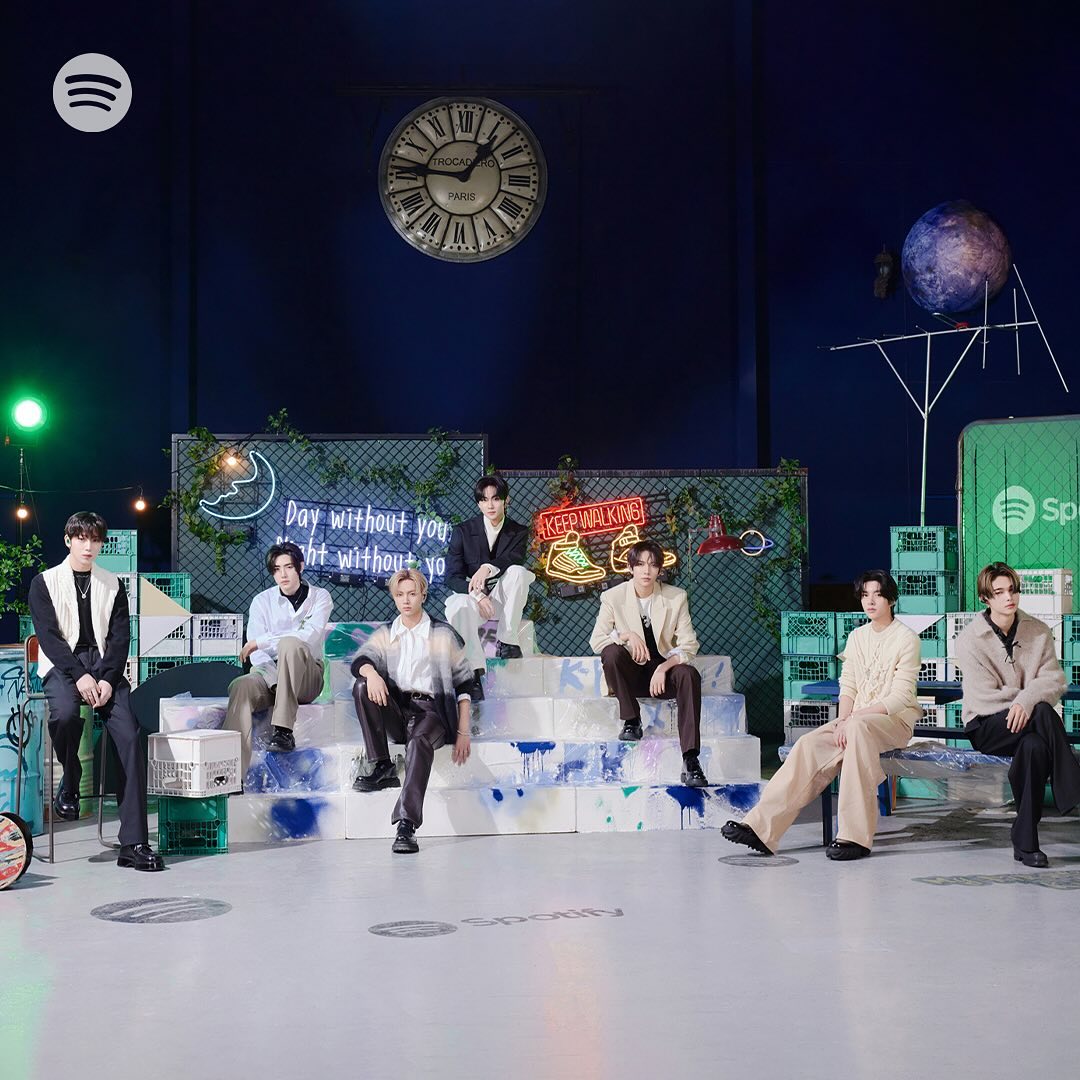 Enhypen mendapat kesempatan pertama rilis cover lagu di Spotify Singles Jumat (16/2) lalu. (Ig @spotifykr)