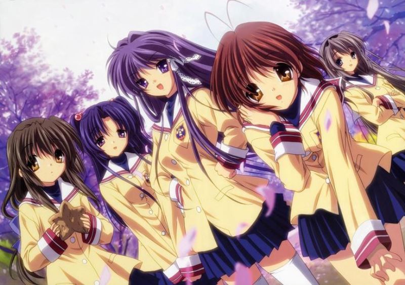 Anime Clannad produksi Kyoto Animation diadaptasi dari visual novel garapan KEY 2004. (PIN.IT)