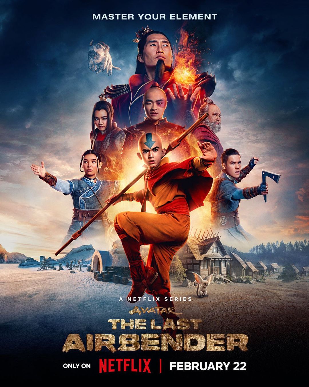 Avatar: The Last Airblender resmi tayang di Netflix 22 Februari 2024. (Ig @netflix)