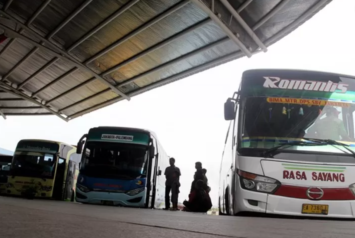Ilustrasi mudik menggunakan bus (JAWAPOS.COM)