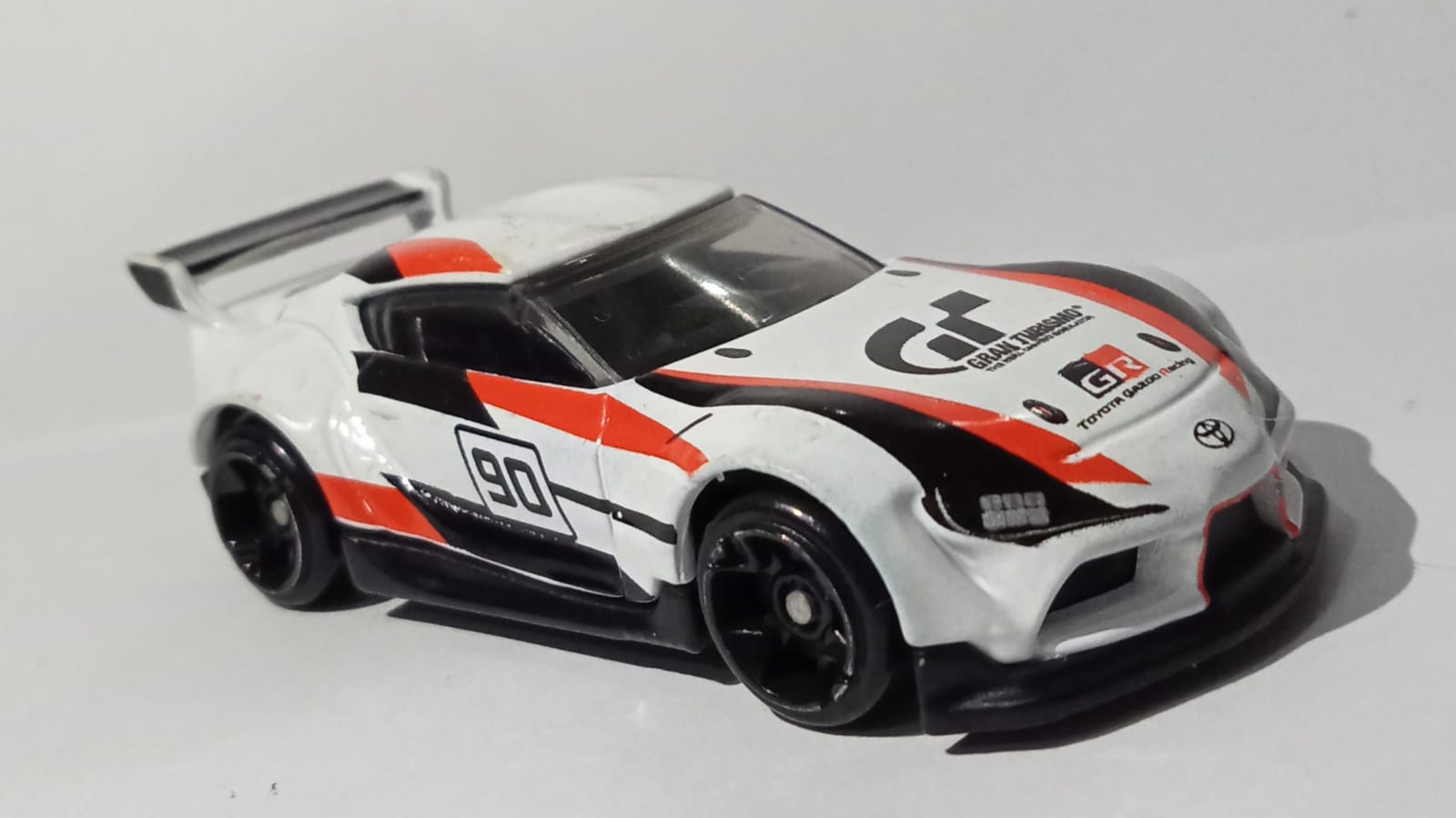 Seri 20 Toyota GR Supra memiliki detail epik dalam seri Hot Wheels Gran Turismo 2024. (OKTA/RADAR LAWU)