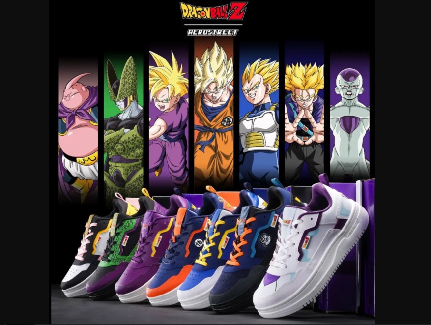Sepatu kolaborasi Aerostreet x Dragon Ball Z