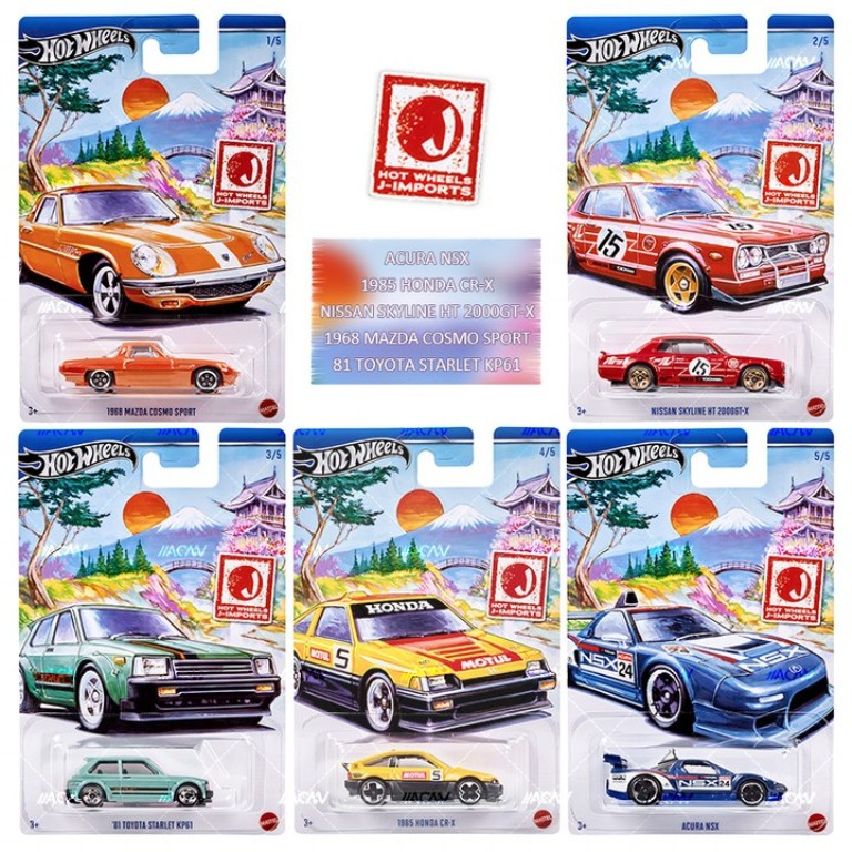 TERBARU:&nbsp;Hot Wheels J Imports Series 2024 bakal dirilis dalam waktu dekat. (Ig @macnninc)