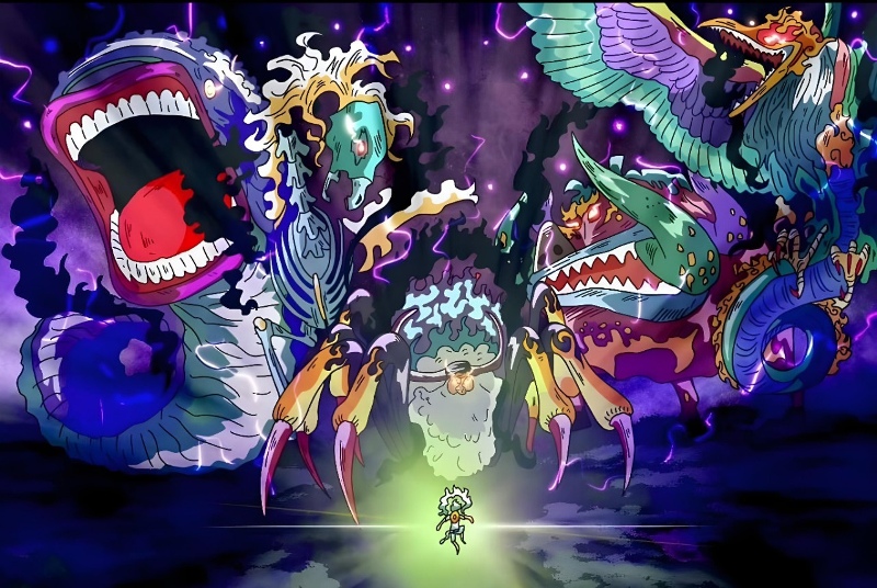 Lima Gorosei dalam wujud makhluk iblis. Siapa yang terkuat dan terlemah? (Facebook One Piece Friends Indonesia 02)