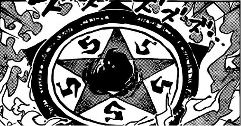 Lingkaran pentagram Saturn.
