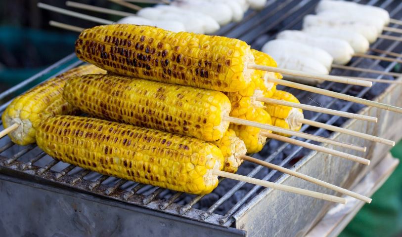 Ilustrasi jagung bakar