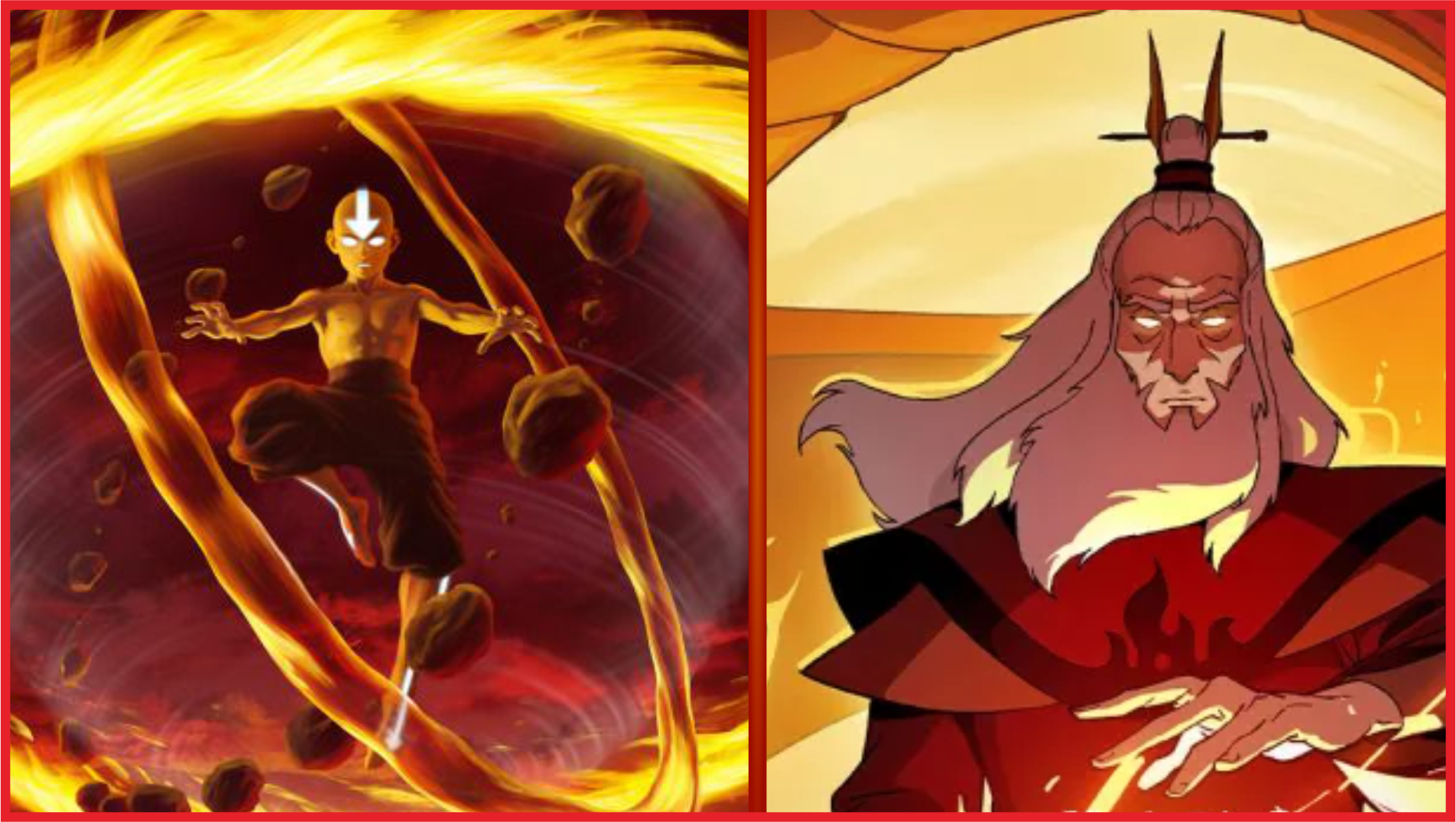 Avatar Roku Vs Aang