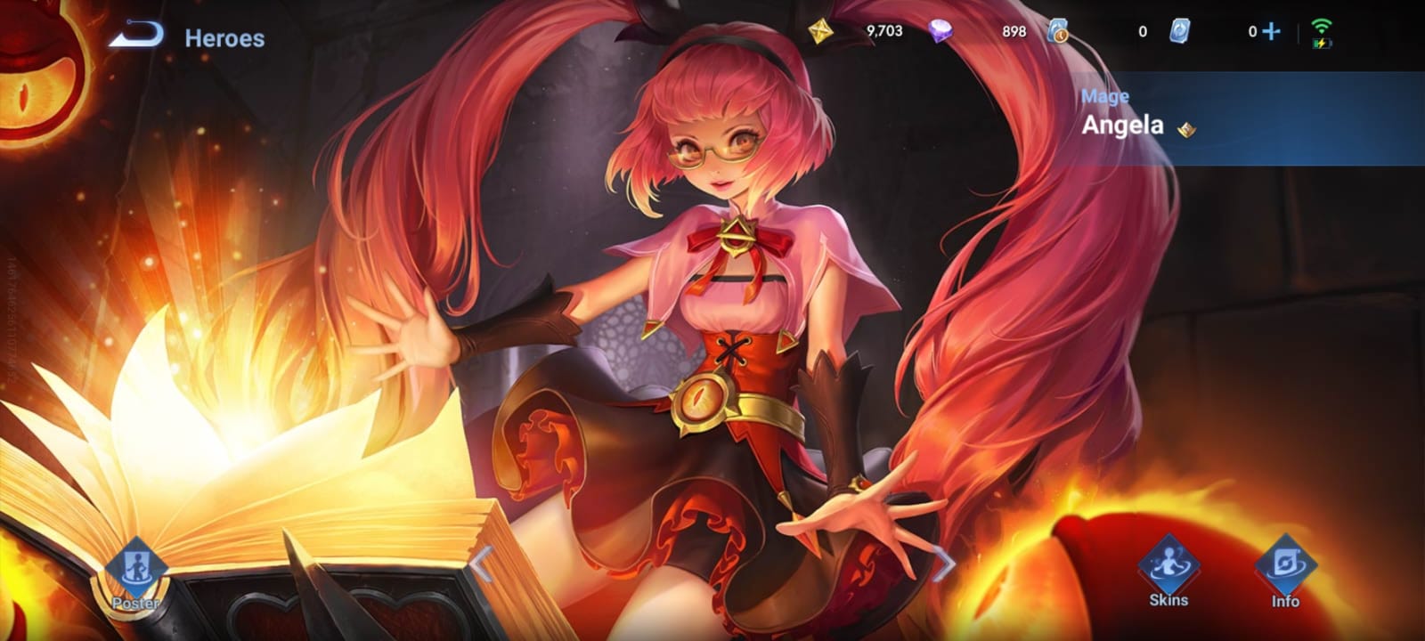 Skill hero Angela dalam Honor of Kings versi Global. (CAPTURE HONOR OF KINGS)