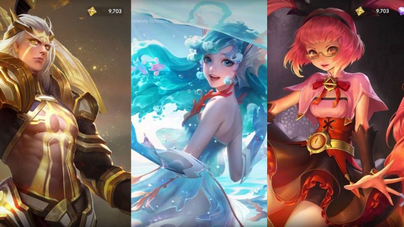Tiga rekomendasi hero dalam Honor of Kings versi global. (CAPTURE HONOR OF KINGS)