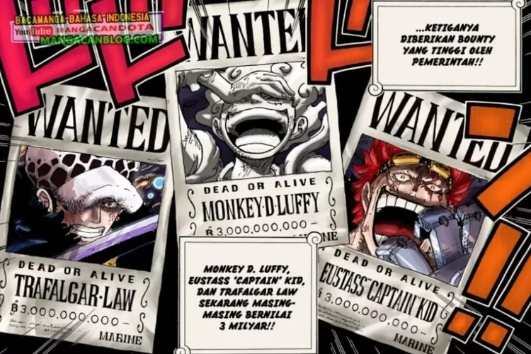 Perjalanan Bounty Luffy dari 30 Juta Sampai 3 Miliar!