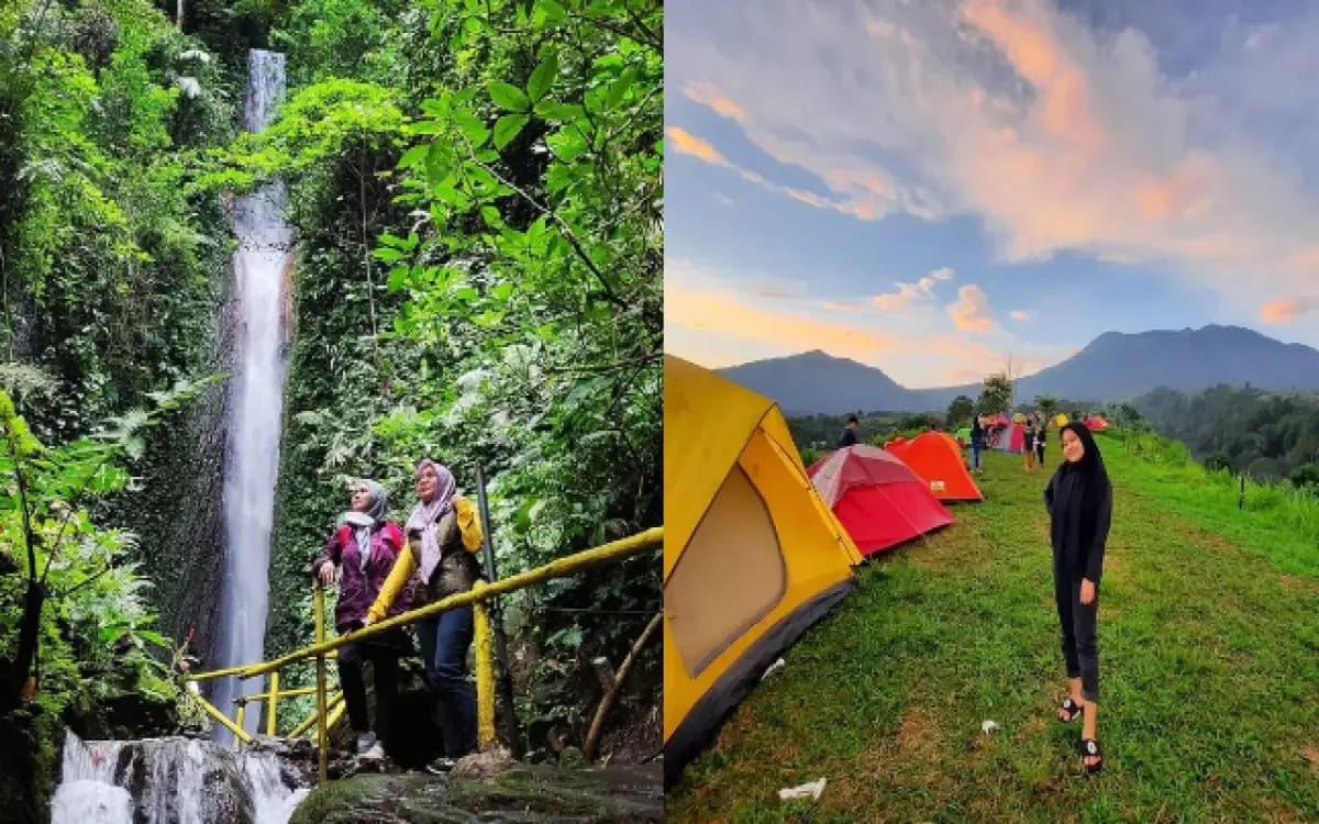 Indahnya Alam di Kaki Gunung Gede.