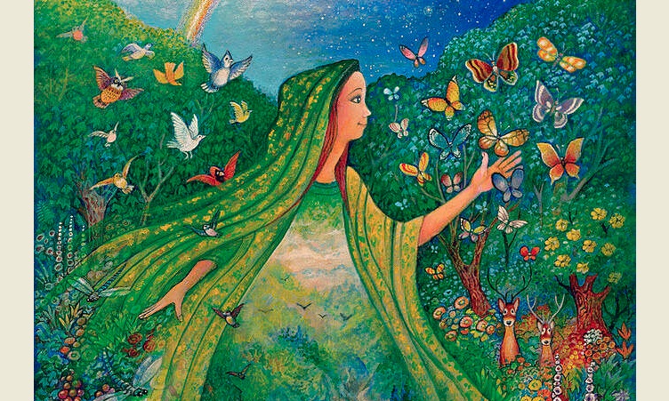 Lukisan Mother Nature karya Bill Bell