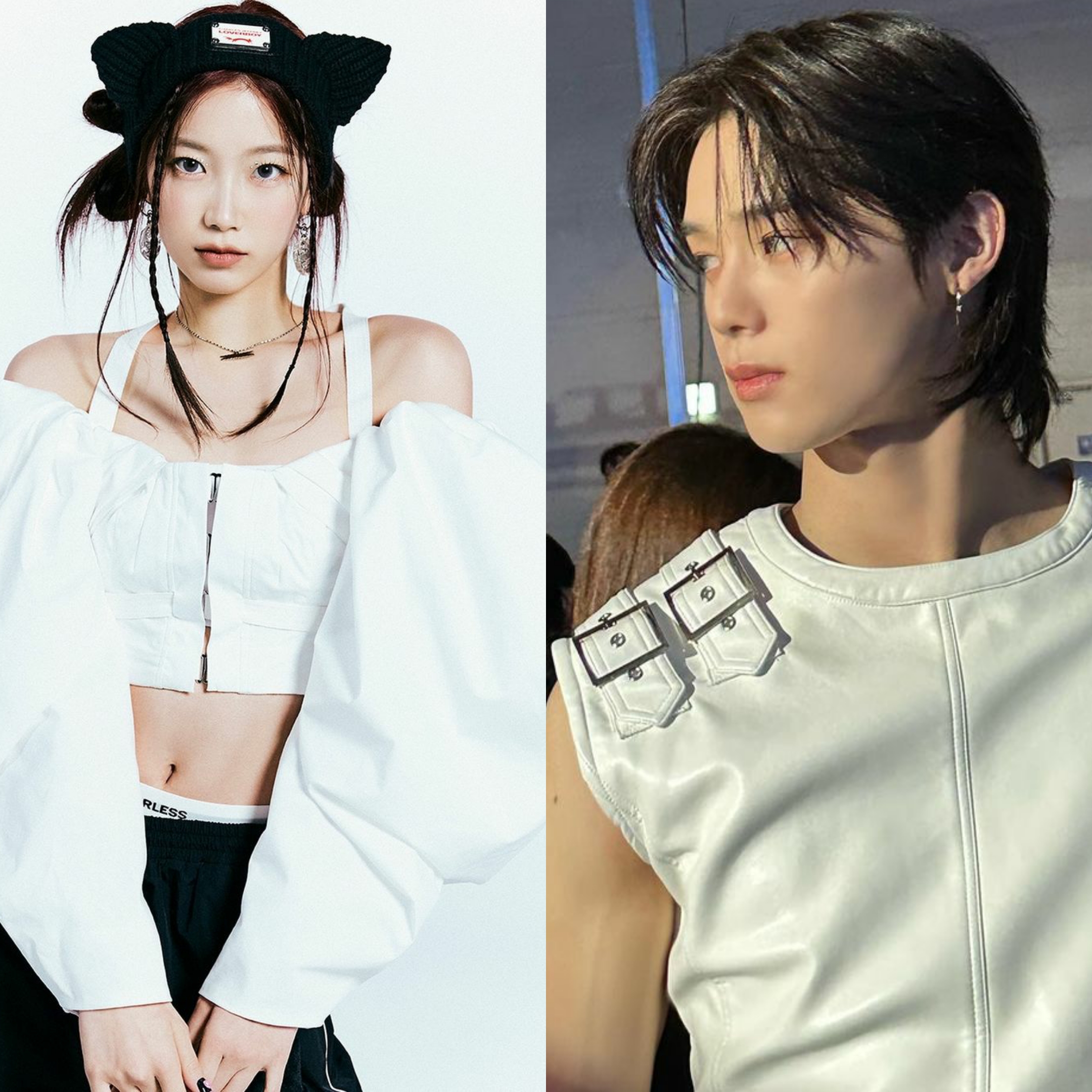 Kazuha member k-pop Le Sserafim Kepergok kencan dengan Kodai Yudai member AndTeam. (KOLASE Ig @andteam_official @le_sserafim)
