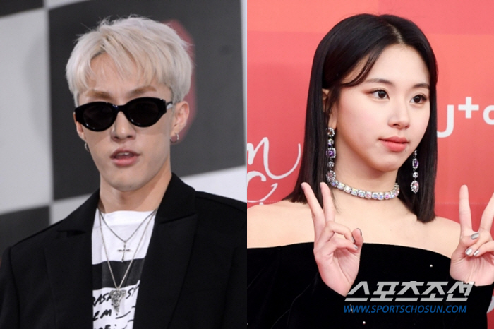 Chaeyoung Twice kencan dengan Zion T, solois The Black Label. (SPORT CHOSUN)