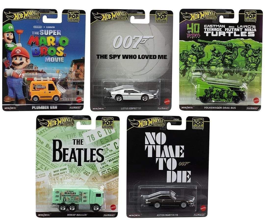 Hot Wheels Premium Pop Culture Mix 4 terbaru 2024. (Ig @ministry.of.diecast)