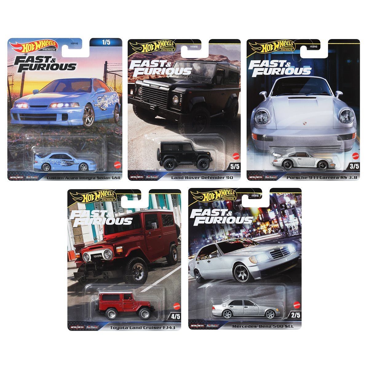 Hot Wheels Premium Fast and Furious Mix 3. (Ig @ministry_of_diecast)