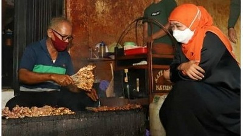 Kuliner tradisional legendaris khas Ponorogo jadi langganan Bu Khofifah, hingga Presiden Jokowi dan SBY. (Ig @khofifah.ip)