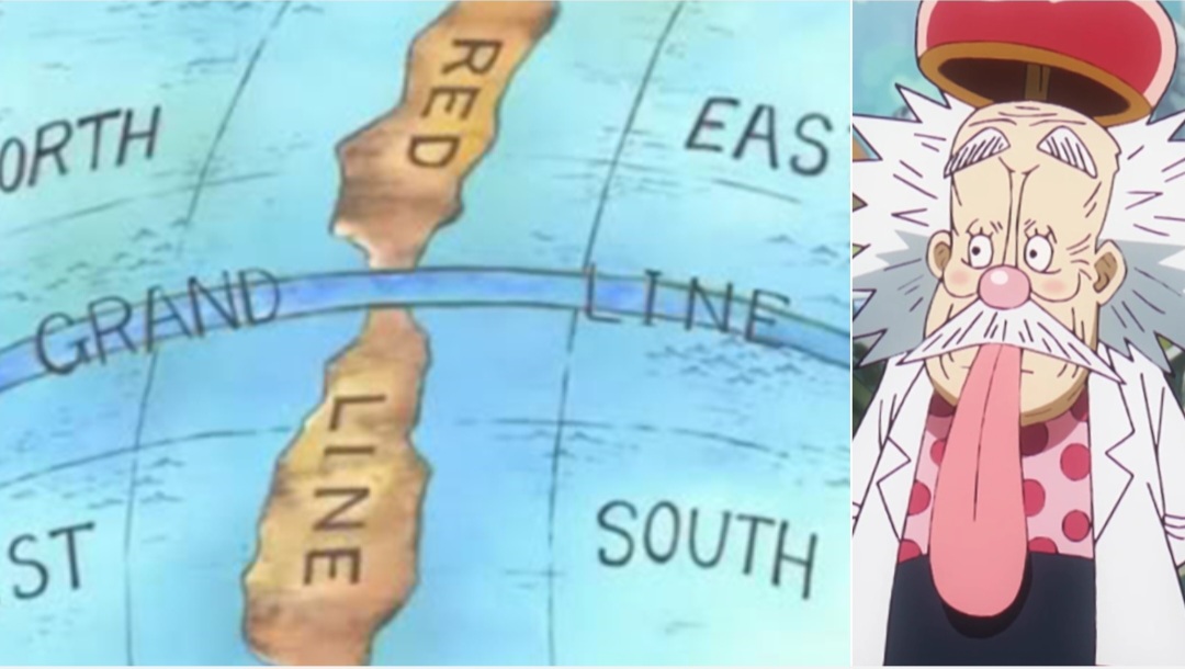 Vegapunk menyampaikan pesan bahwa dunia akan tenggelam ke laut berdasarkan spoiler One Piece 1113. (Toei Animation)