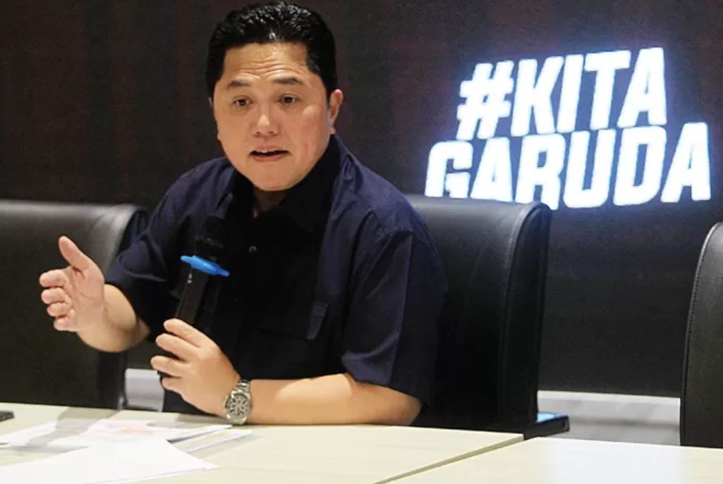 Erick Thohir, Ketua Umum PSSI. (JAWA POS)