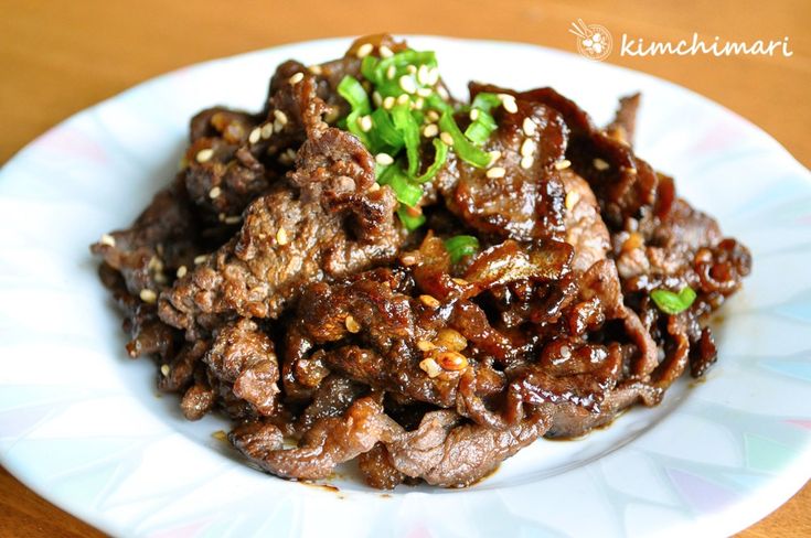 Bulgogi, Korean beef BBQ (kimchimari)