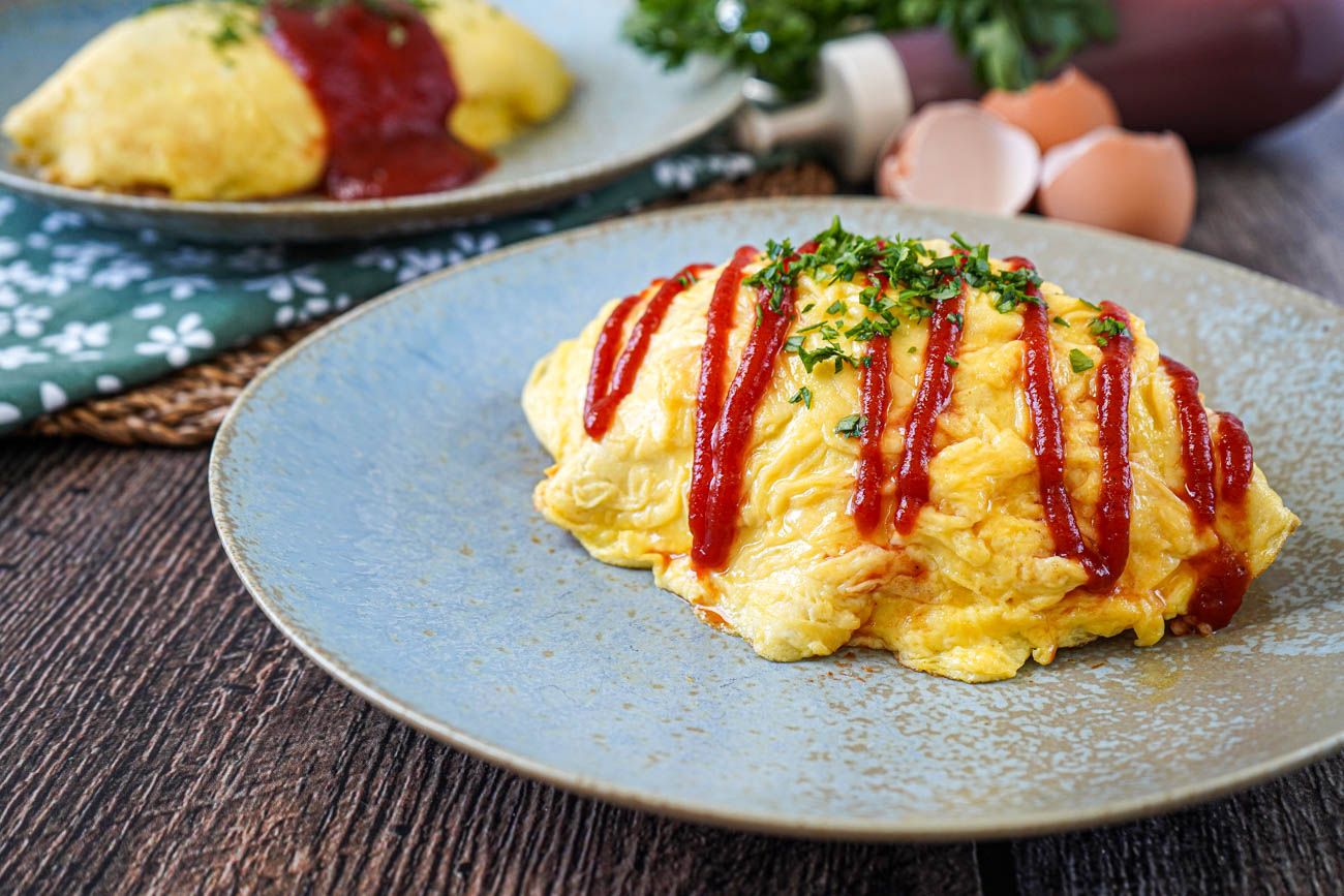 omurice Japanese omelette
