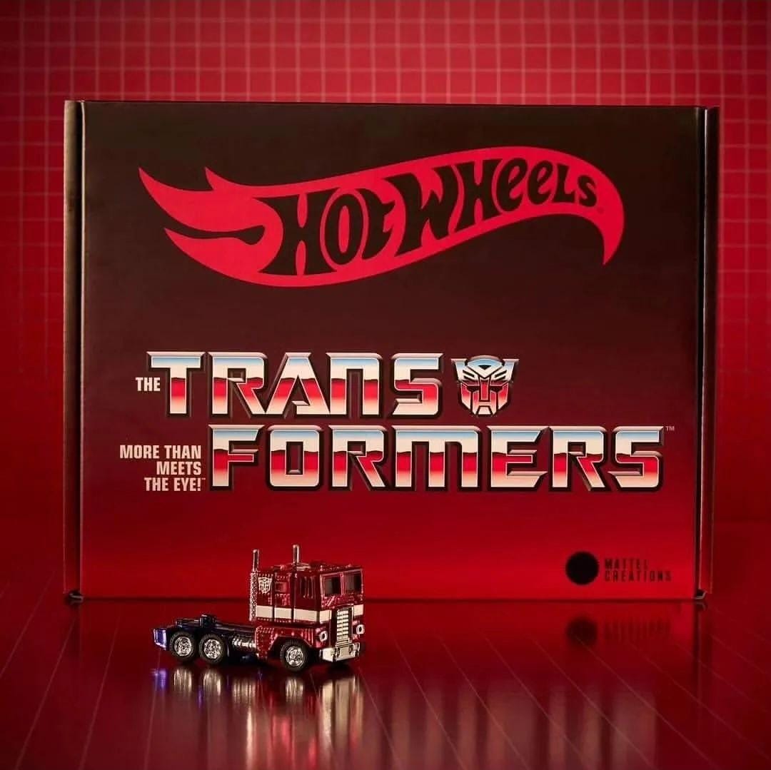 KOLABORASI kembali dilakoni Hot Wheels, kali ini menggandeng film Transformer Optimus Prime. (ISTIMEWA)