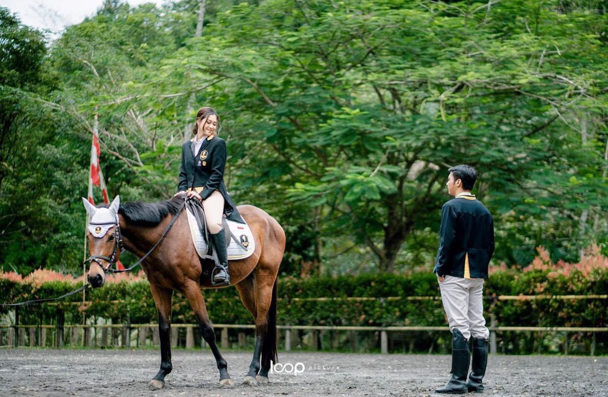 Santosa Stable & Resort salah satu Tempat Wisata Berkuda di Jawa Tengah ( foto ig @ @santosastable)