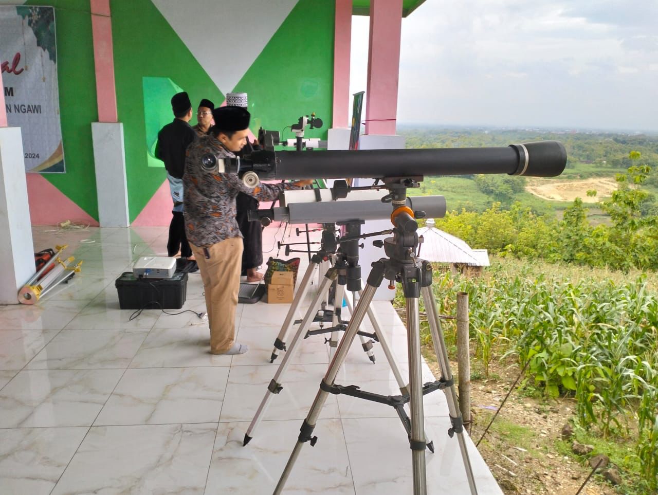 Taman Wisata Bukit Indah Kerek, Ngawi, menjadi tempat rukyatul hilal. (Kemenag Jatim)