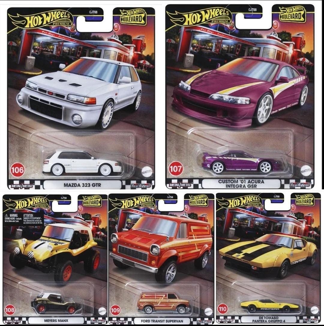 Hot Wheels Premium Boulevard Mix 4 2024. (Ig @vinnysdiecast)