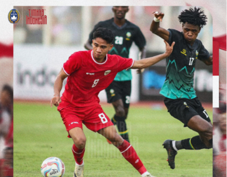 Hasil pertandingan Timnas Indonesia melawan Tanzania ( IG @timnas.indonesia)