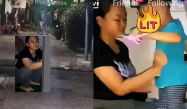 Viral video ibu kandung dan anak. (kolase  Ig @yolo_ineee ; X @ kegblgnunfaedh)