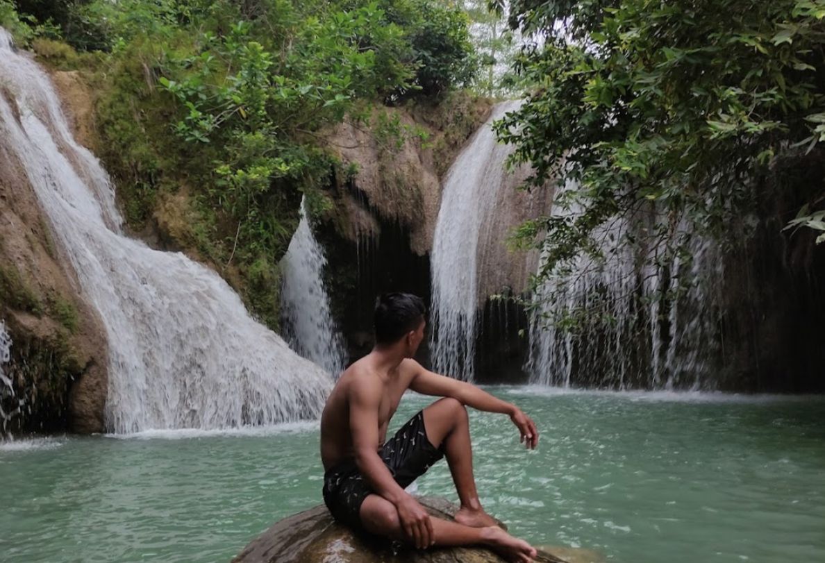 Air Terjun Grojogan Dhuwur Salah Satu Wisata Yang Lokasinya Tak Jauh Dari Goa Gong
