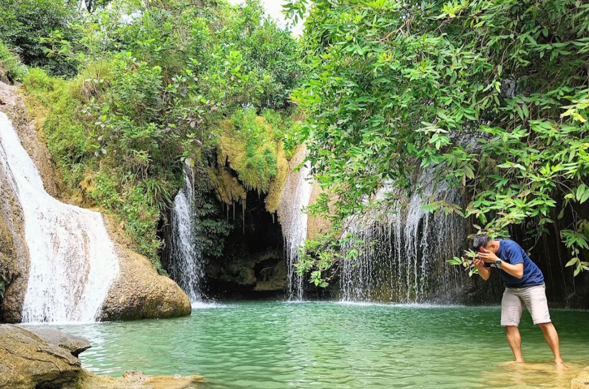Rute menuju Air Terjun Grojogan Dhuwur (Foto: Zuhri Saragih)
