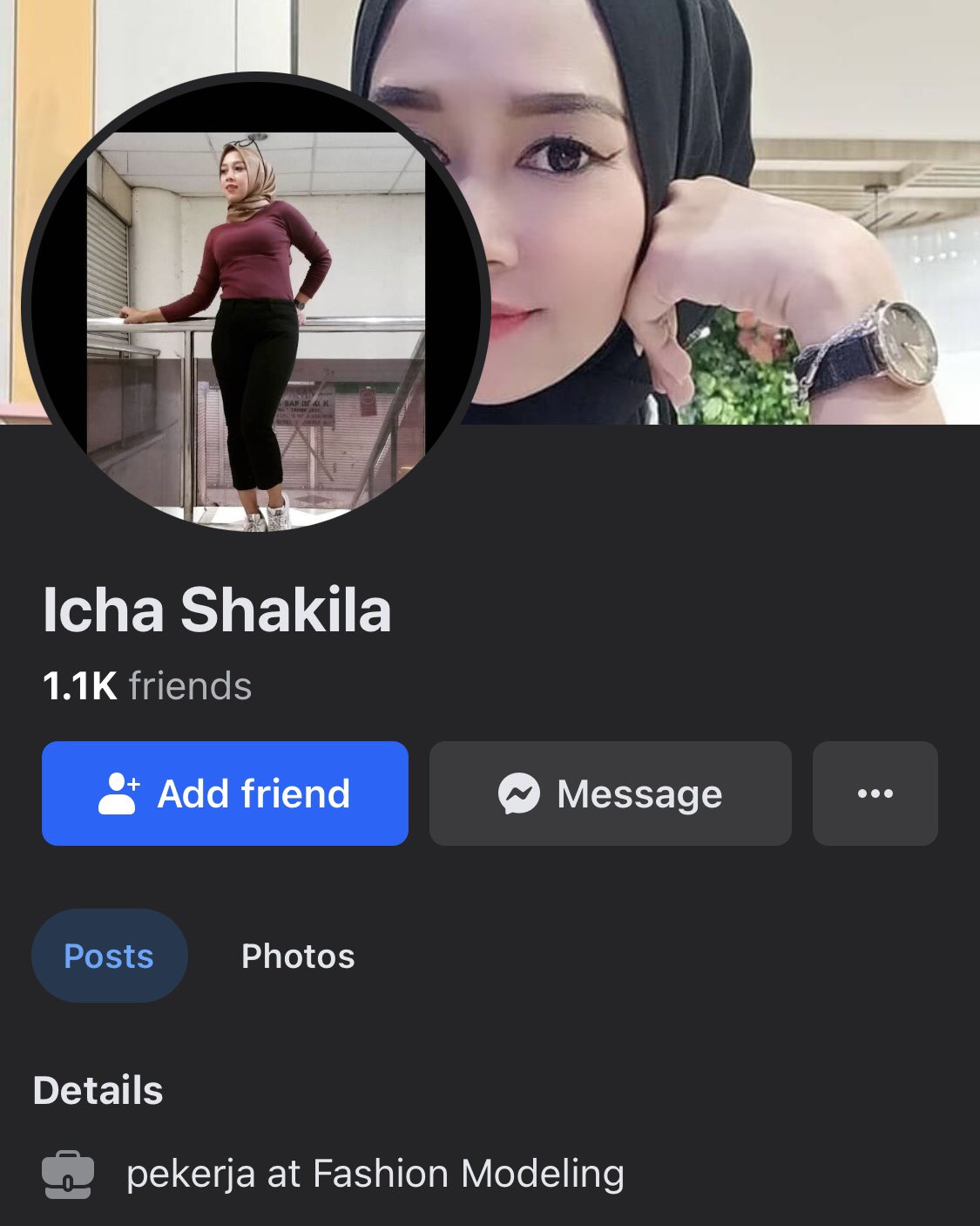 Akun Facebook Icha Shakila yang diduga dalang dibalik aksi bejat dua mama muda di Tengerang dan Bekasi (X @BMVFM)