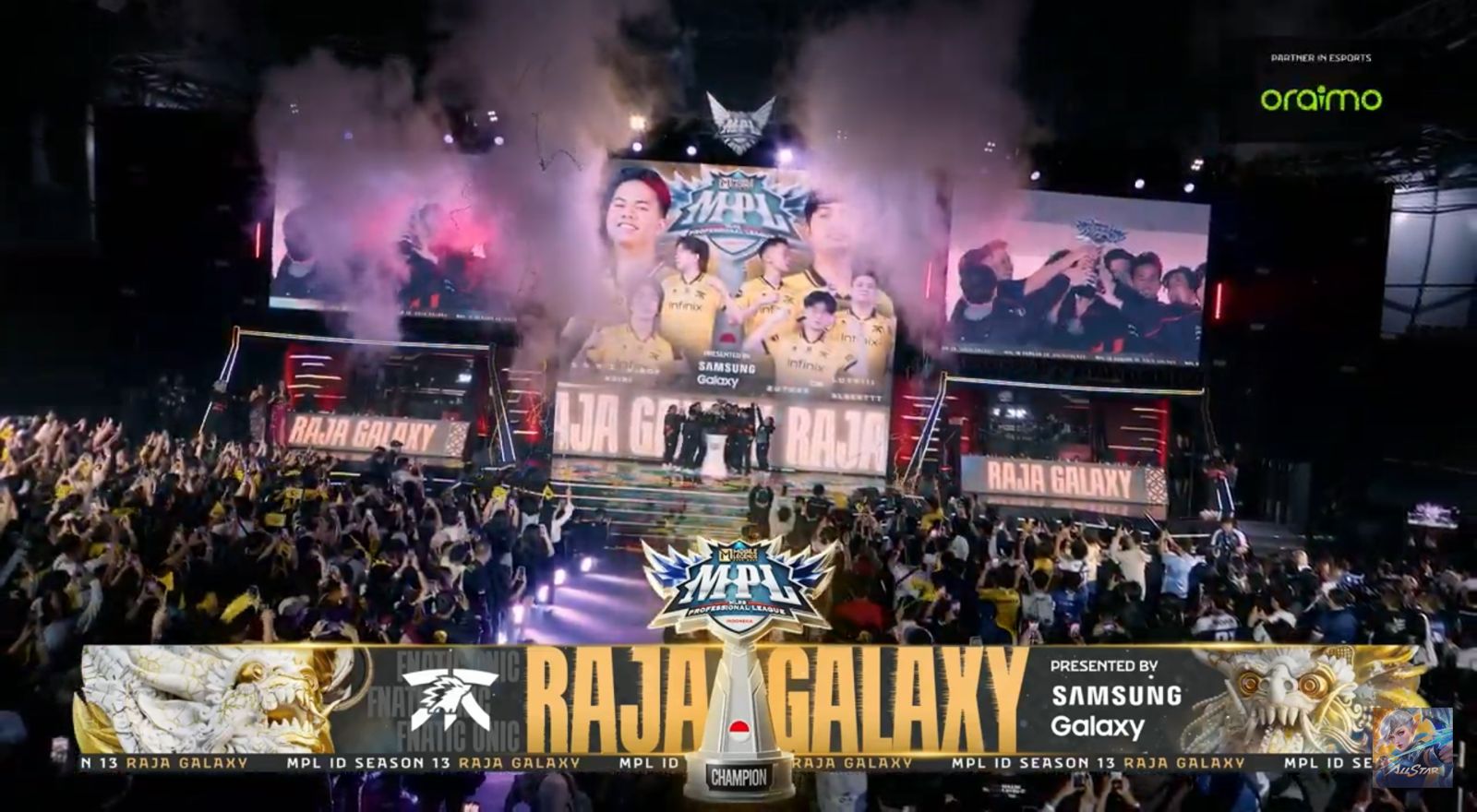 Fnatic Onic Juarai MPL ID 4 Kali Berturut-turut (Capture YT MPL ID)