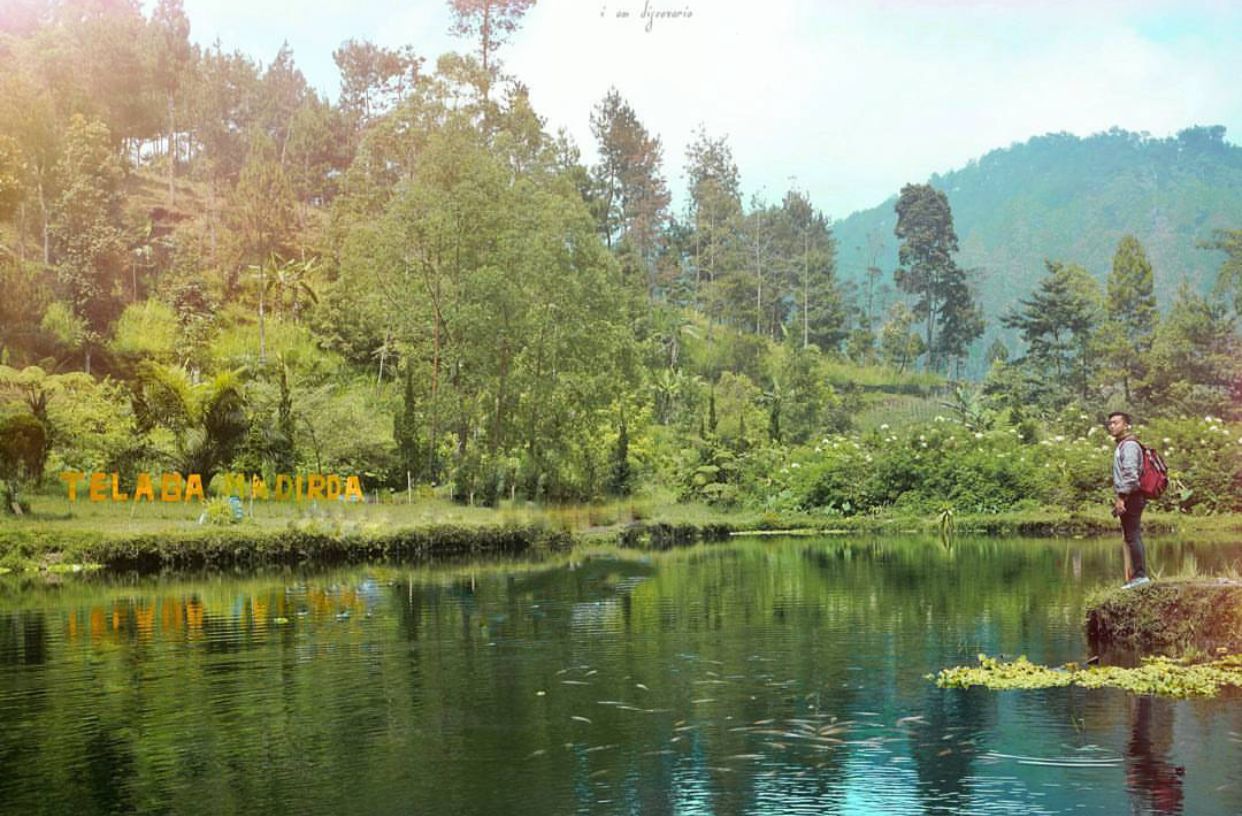 Keindahan alami yang memukau tersaji di Telaga Madirda (google maps : anggameiggie)