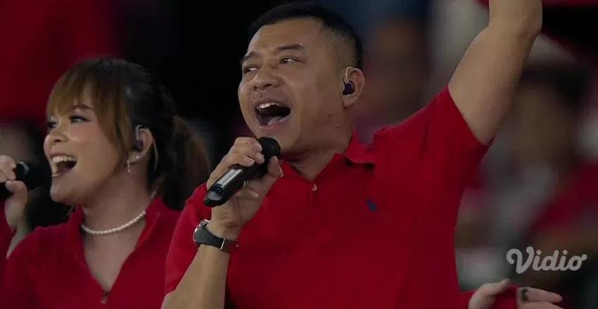 Anang hermansyah usai pertandingan Indonesia vs Filipina viral. (VIDIO)