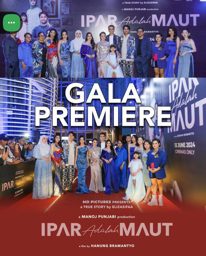 Film Full HD Ipar Adalah Maut Mengadakan Gala Premiere, Banyak Para Penonton Merasa Terkesan, Emosi, Sedih Setelah Menonton Filmnya. (Ig: @MD_music)