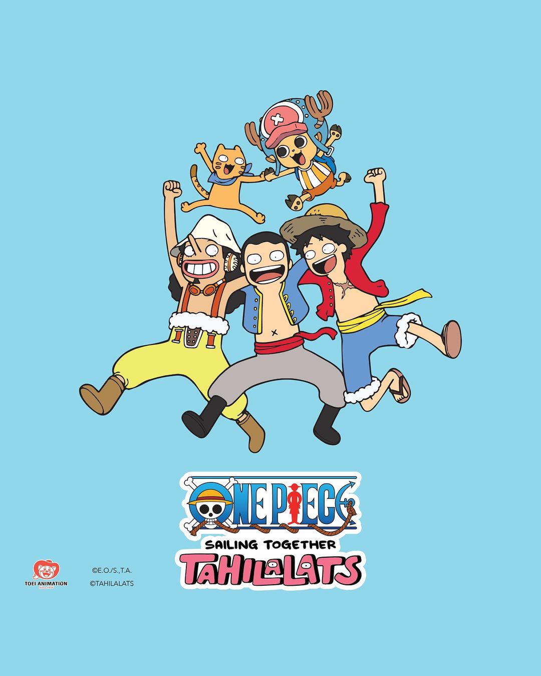 Tahilalats Kolaborasi dengan One Piece Sailing Together untuk Rayakan HUT One Piece Ke-25 (Instagram @tahilalats)