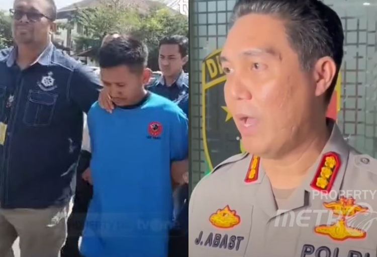 Pegi Setiawan alias perong (kiri) - Kabid Humas Polda Jabar Kombes Pol Jules Abraham (kanan)